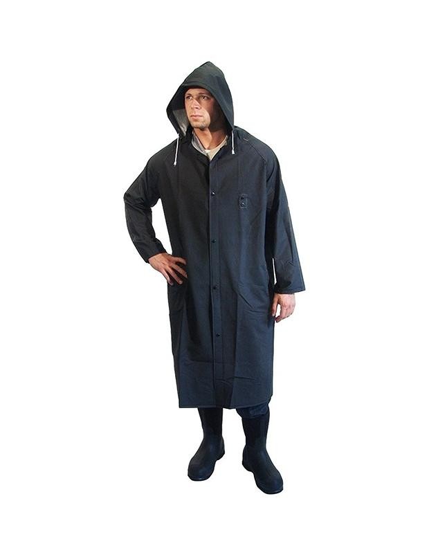 Men's Rain Jacket with Hood,Waterproof Lightweight Active Long Raincoat for Hiking Fishing