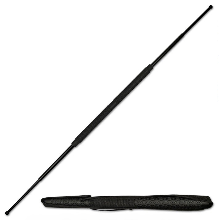 Heavy-Duty Collapsible Bo Staff – Double-Sided Expandable Baton for Self-Defense & Martial Arts