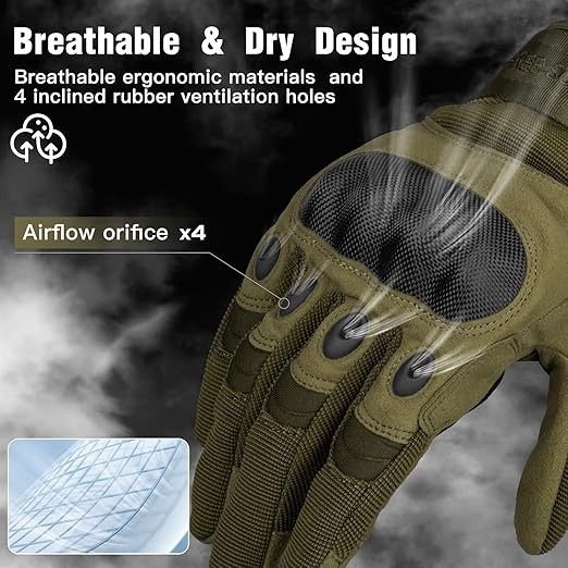 Riding Gloves for Bike Motorcycle Gloves | Full Finger Gloves Sports, Motorcycle Bike Riding Gloves, Arm Shooting, Travelling, Camping and Hiking