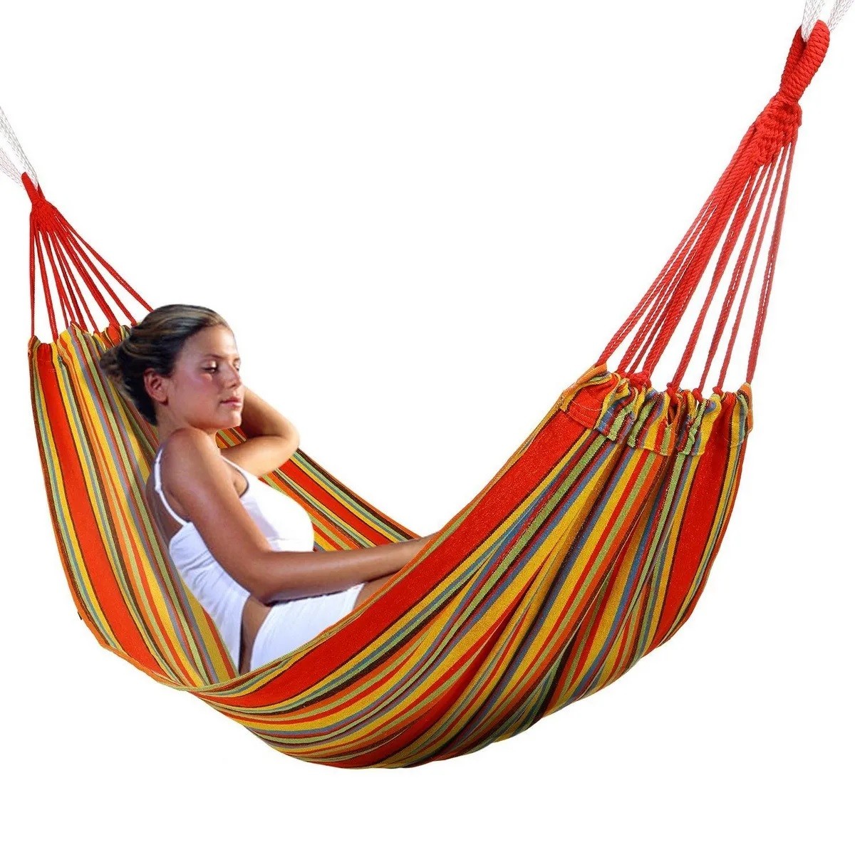 Lightweight Foldable Hammock – Ideal for Adventure & Relaxation